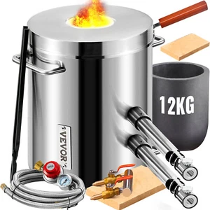 VEVOR Four de Fusion Four à Propane Fonderie Creuset Capacité 12 kg 2 Brûleurs - Imagen 1 de 12