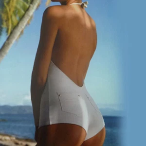 Bañador Retro Ante Pain De Sucre Una Pieza Kanza Natur 42 - Imagen 1 de 6