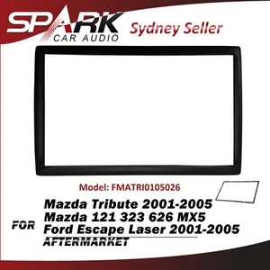 SP Facia Fascia Panel Plate Dash Trim Double DIN For Ford Escape Laser 2001-2005 - Picture 1 of 1