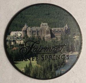 Fairmont Banff Springs golf ball marker. 1 Inch Metal - Picture 1 of 1
