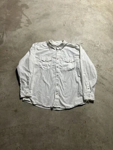 C.C. Filson Chambray Style Button Up Solid Shirt - Picture 1 of 7