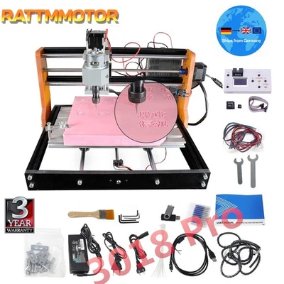 RATTM MOTOR 3-Axis CNC 3018-PRO GRBL Offline Controller Milling Engraver Machine CNC Router