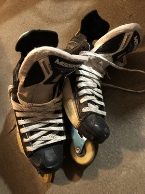 Mission Soldier Syndicate Inline Roller Hockey Skates Sz 9D - Image 1 of 4