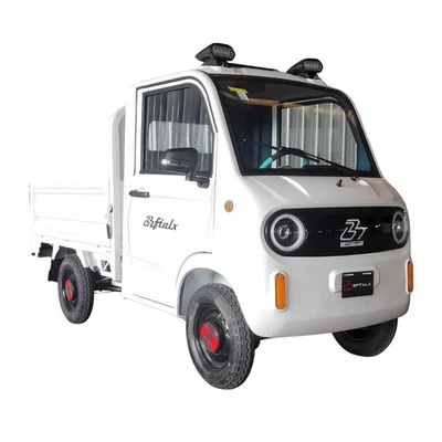 YB Pickup E-Lastenvierrad 1,5 kW 40 km/h für Transport & Gewerbe Lastenrrad Weis