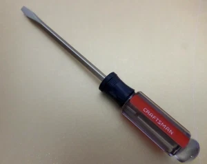 Neu Craftsman 1/4" Schraubendreher mit 6" Klinge, flach/schlitz, mittlere Größe - Bild 1 von 1