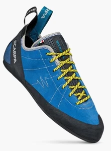 Scarpa-Helix Herren Größe 10 blau Kletterschuhe, EU 43, nur Indoor Climbed - Bild 1 von 8