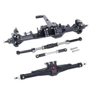 Für 1/10 Vanquish H10 Optik RC Crawler Teile Aluminium Vorder Hinterachse Montage - Bild 1 von 18