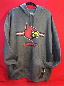 Herren Collegiate Louisville Cardinals grau Pullover Hoodie Gr. XXL - Bild 1 von 5