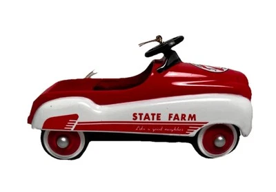 1997 State Farm 75th Anniversary Mini Pedal Car  Ornament Limited Edition, - Image 1 of 4