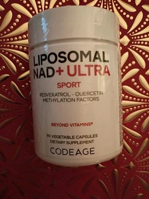 Codeage Liposomal NAD+ Ultra Resveratrol, Quercetina, Betaína Riboflavina 90c 3/28 Foto 1 de 4