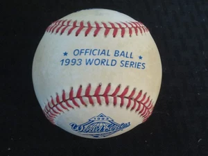 1993 World Series Baseball Philadelphia Phillies vs Toronto Blue Jays - Picture 1 of 3