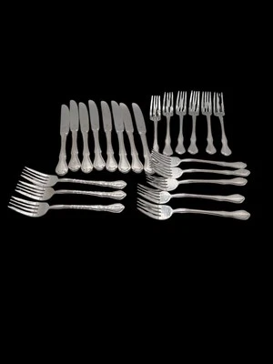 普法尔茨格拉夫 Briarwood 晚餐叉沙拉叉刀 不锈钢 22 件装 — 第 1/4 张图片