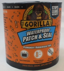 Gorilla Patch And Seal 3 Meter schwarz wasserdicht stark Reparaturband - NEU - Bild 1 von 1