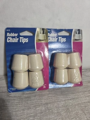 Juego de 8 puntas de silla de goma suave al tacto Foto 1 de 2