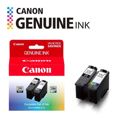 Canon PG-295 CL-286 Black Tri-Color Ink Cartridge for TR7120 TS4320 TS6520 origi - Image 1 of 4