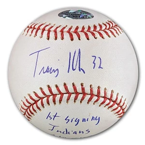 Travis Hafner Autographed MLB Official Major League Baseball - Picture 1 of 1