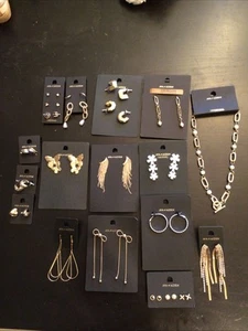 20 Nuevas Piezas Joyería Pendientes Collar Perforado SAKS Salida Quinto - Imagen 1 de 6