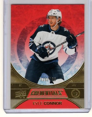 2021-22 Upper Deck Credentials Red #21 Kyle Connor 126/199 - Image 1 of 2
