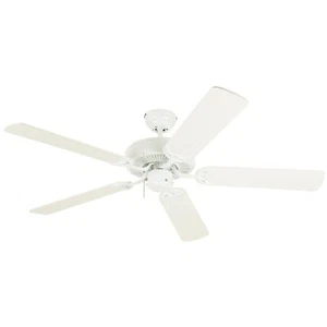 Westinghouse 7802400 Downrod Mount, 5 White Blades Ceiling fan, White 52 Inch - Picture 1 of 4