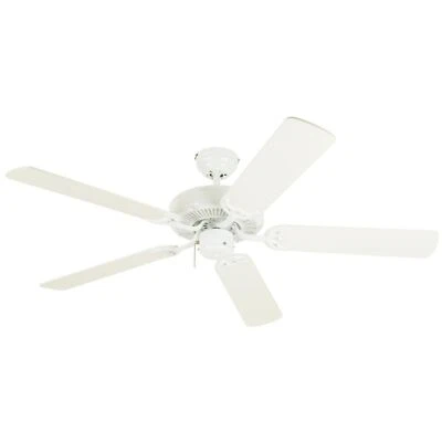 Westinghouse 7802400 Downrod Mount, 5 White Blades Ceiling fan, White 52 Inch - Image 1 of 4