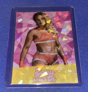 Zoey Stark Custom WWE Pink Holo Refractor Rookie Card womens wrestling diva - Picture 1 of 4