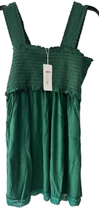 Belly Moms Girls Dress Green Extra Large - Picture 1 of 2