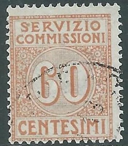 1913 REGNO SERVIZIO COMMISSIONI USATO 60 CENT - RE31-6 - Imagen 1 de 1