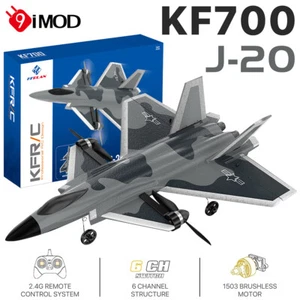 KF700 J-20 RC Glider AirPlane 2.4G 6CH EPP Foam Gyro for Beginner Kids Gift Toys - Picture 1 of 25