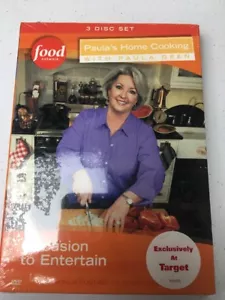 Food Network Paula Deen Paula's Home Cooking Occasion To Entertain 3 DVD set - Picture 1 of 2
