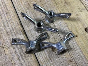 VINTAGE BIKE BICYCLE WING NUTS 3/8 - 5/16 USED WHEEL HUB AXLE WINGNUTS WINGNUT - Picture 1 of 3