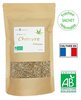Graine De CHANVRE Bio - 250g - Cultivée En France - Biologique • 7.99€