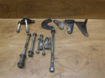 1980 80 SUZUKI SP400 SP 400 OEM ENGINE MOTOR MOUNT STAY BRACKETS SET FAST SHIPP - Image 1 of 4