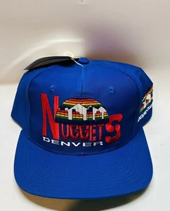 Denver Nuggets Snapback Hat Retro W/ Side Hit NWT  Rare Official NBA - Picture 1 of 5