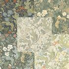 Galerie Hjarterum Elise Arts and Crafts Floral Wallpaper - Choose your Colour