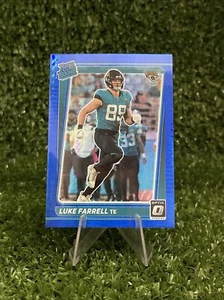 2021 DONRUSS OPTIC LUKE FARRELL BLUE HYPER PRIZM RATED ROOKIE RC #287 NM - Picture 1 of 2