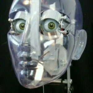 Robotics Squared Animatronic Robot Head clear shell - Picture 1 of 1