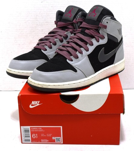Scarpe Nike Air Jordan 1 Retro High GG 'Wolf Grey' grigie 332148 009 taglia 7Y