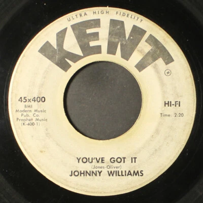 JOHNNY WILLIAMS: you've got it / don't ever forget it KENT 7" Single 45 RPM - Imagem 1 de 2