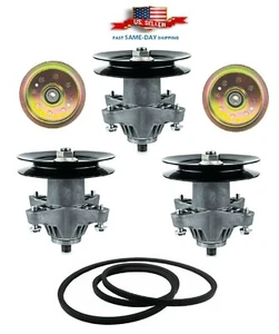 Complete 50" Spindle Pulley Belt Kit For Toro LX500 SL500 GT2100 50" Deck Kit - Picture 1 of 10