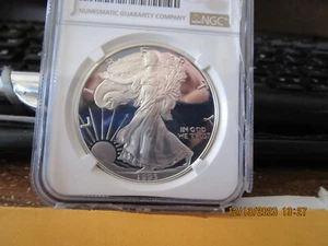 1993 P NGC Silver Eagle Ultra Cameo Dollar Proof State  +++++ 70 - Picture 1 of 7