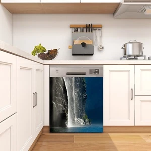 W aterfall Dishwasher Magnet Cover Appliance Decor Kitchen Decor - Picture 1 of 7