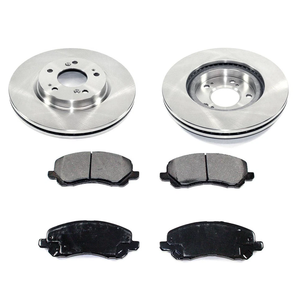 Kit de rotor y pastillas de freno para Chrysler 200 2011 2012 2013 2014 2,4 L L4 Foto 1 de 1