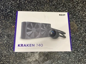 NZXT Kraken 240 2x120mm AiO Liquid CPU Cooler - Matte Black *not Tested* - Afbeelding 1 van 4