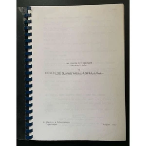 Guión de película LOST AND FOUND en inglés, 92p - 9x12 pulgadas - 2005 - Jacob Gronlykke, - Imagen 1 de 2