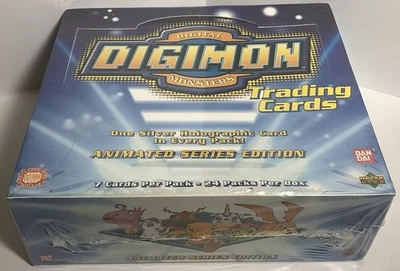 Caja Booster Tarjetas Coleccionables DIGIMON EDICIÓN SERIE ANIMADA (1ª Edición) Precintada Foto 1 de 4