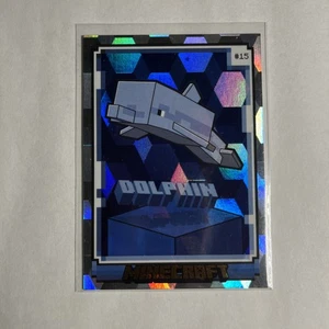 Juego base refractor cúbico Minecraft Panini Dolphin 2024 #15 - Imagen 1 de 2