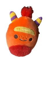 NWT - Squishmallows Halloween Ernest the Orange Monster 3.5" - Picture 1 of 5
