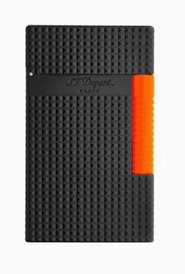 S.T. Encendedor Dupont Le Grand naranja fluo, doble llama suave y antorcha C23069, nuevo en caja Foto 1 de 4