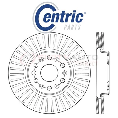 Centric C-TEK Disc Brake Rotor for 2018 Buick Enclave 3.6L V6 - Kit Set hi - Image 1 of 4