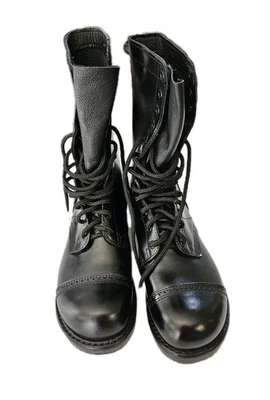 Bota de Salto Corcoran Original Sin Forro 1500 Para Hombre Talla 11 Cuero Negro Combate NUEVA SIN ETIQUETAS Foto 1 de 4